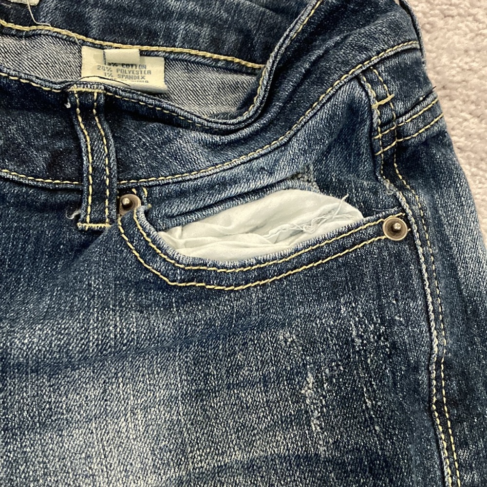 ❌SOLD on VINTED❌ - Paris Blues Juniors Jeans Shorts Size 9 - Picture 3 of 13